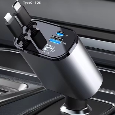 USB-C zložljiv avtopolnilec