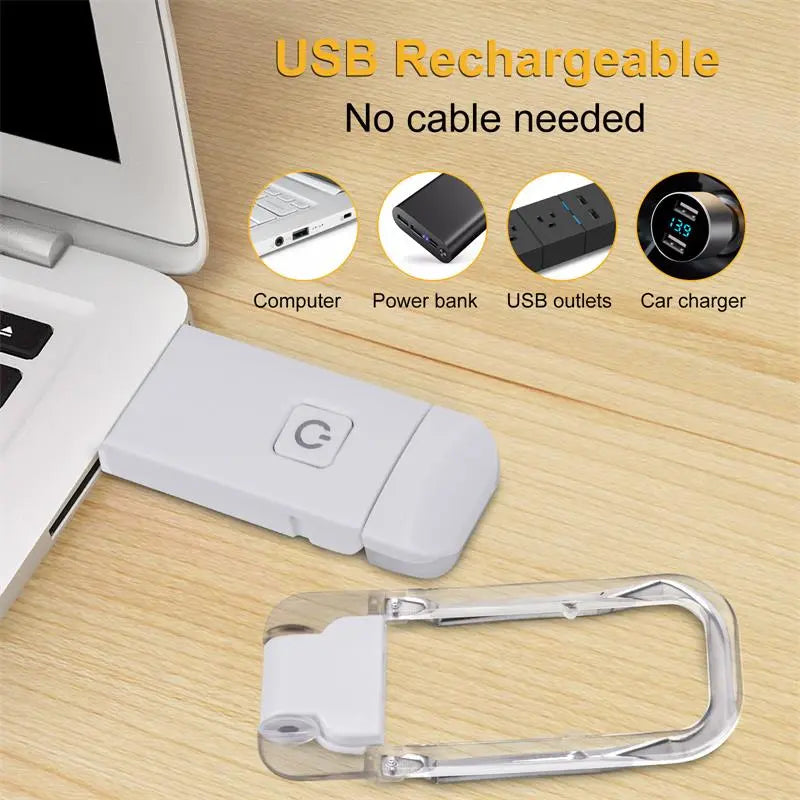 LED USB polnilna svetilka za branje z zaščito oči